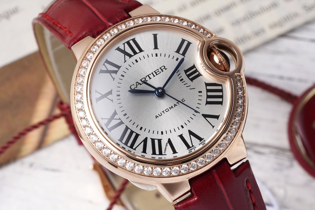 Cartier 33mm Ballon Bleu series wristwatch